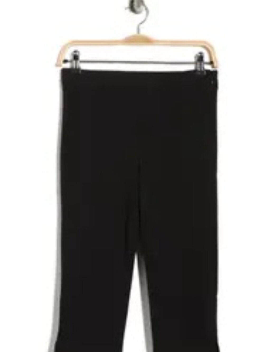 Leith Women's High-Rise Slim Leg Capri Pants Black Size 10